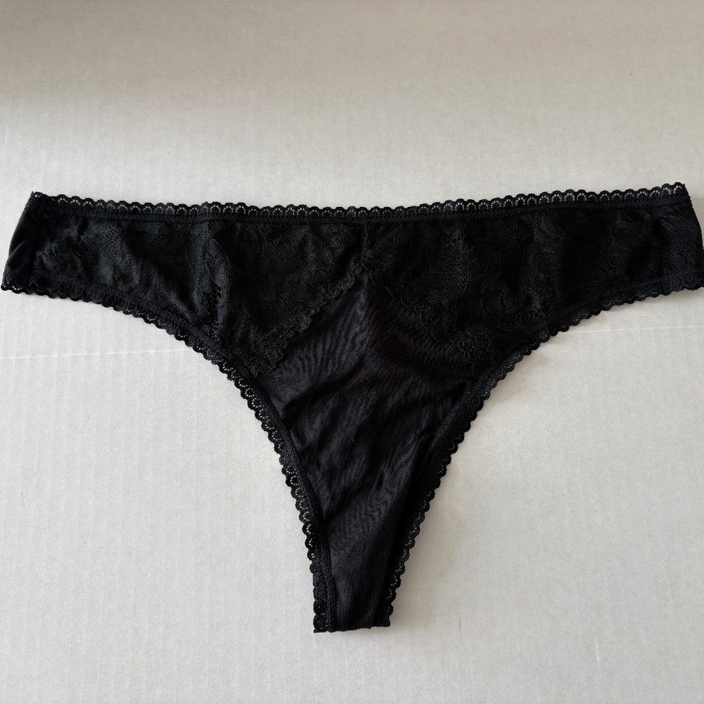 Auden Women's Micro Thong -‎ Size XL Black - In Bag.